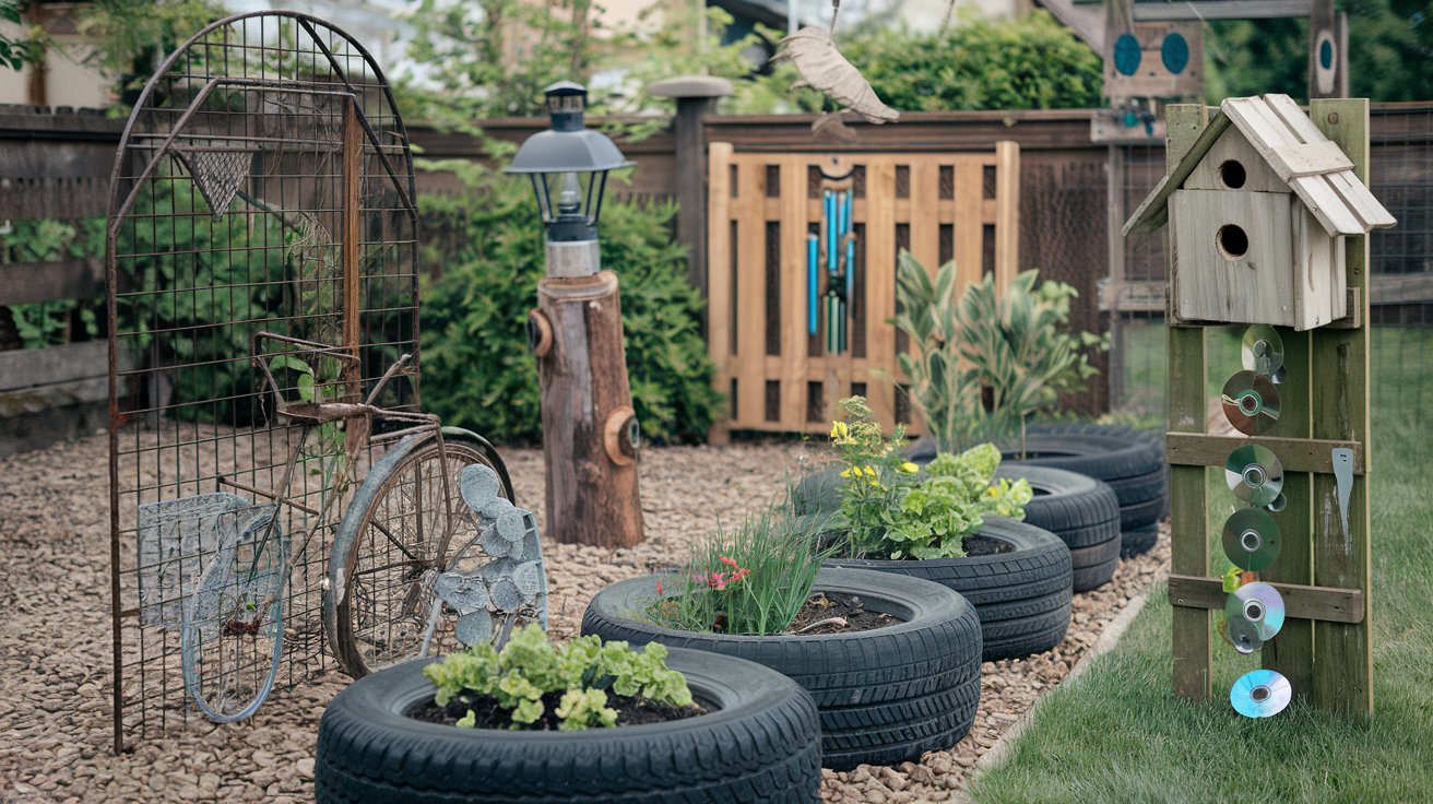 30 Creative Ideas for Recycled Garden Decor